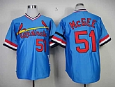 St.Louis Cardinals #51 McGee Mitchell And Ness Throwback 1982 Blue Stitched MLB Jersey Sanguo,baseball caps,new era cap wholesale,wholesale hats